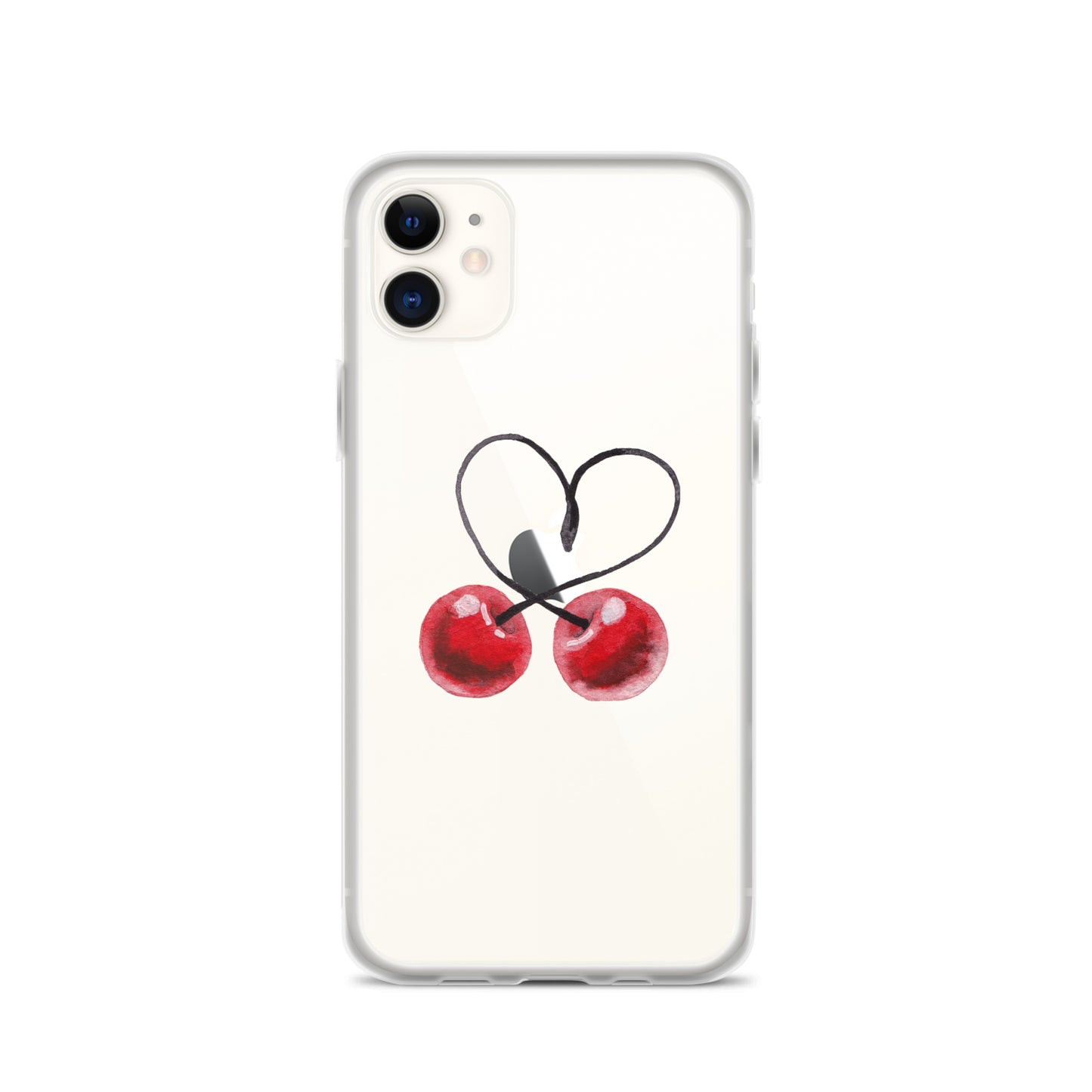 Clear Case for iPhone® Cherry Love