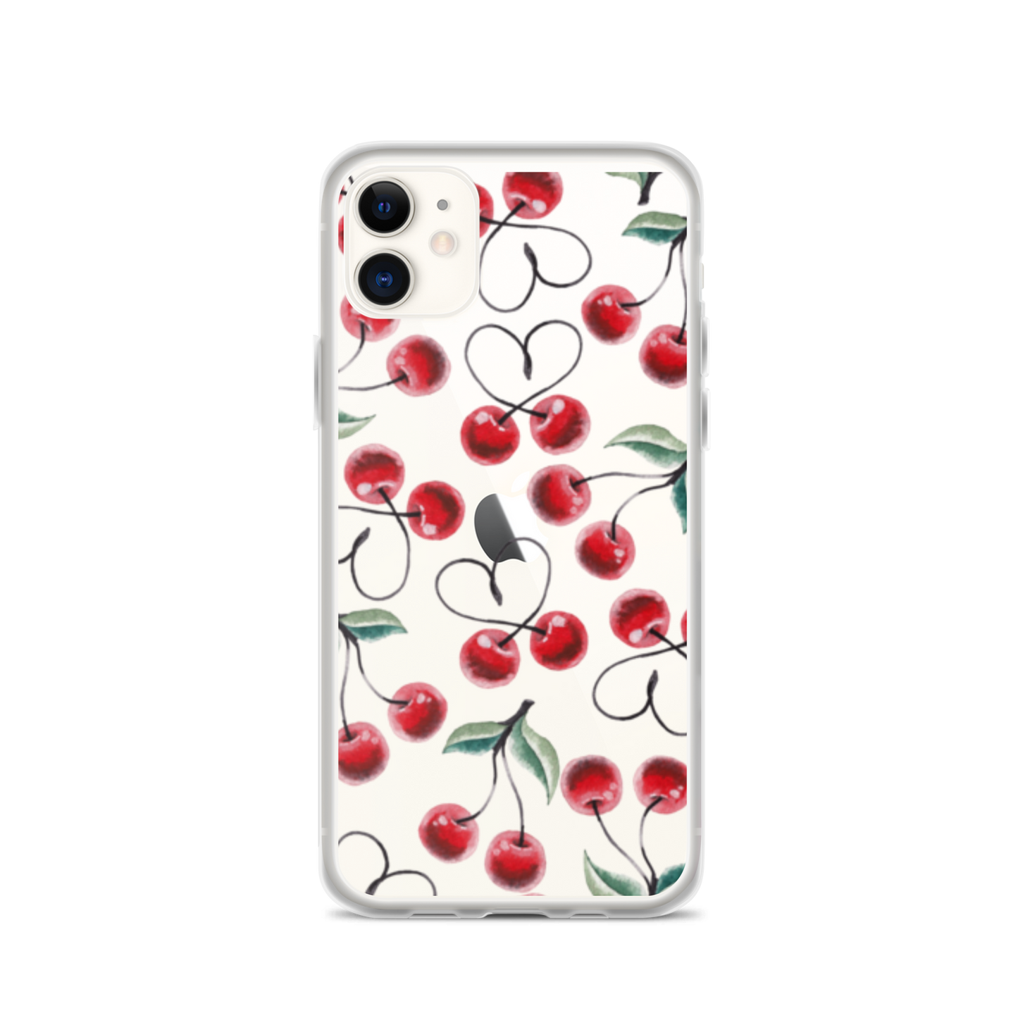 Clear Case for iPhone® Cherry Lots of Love