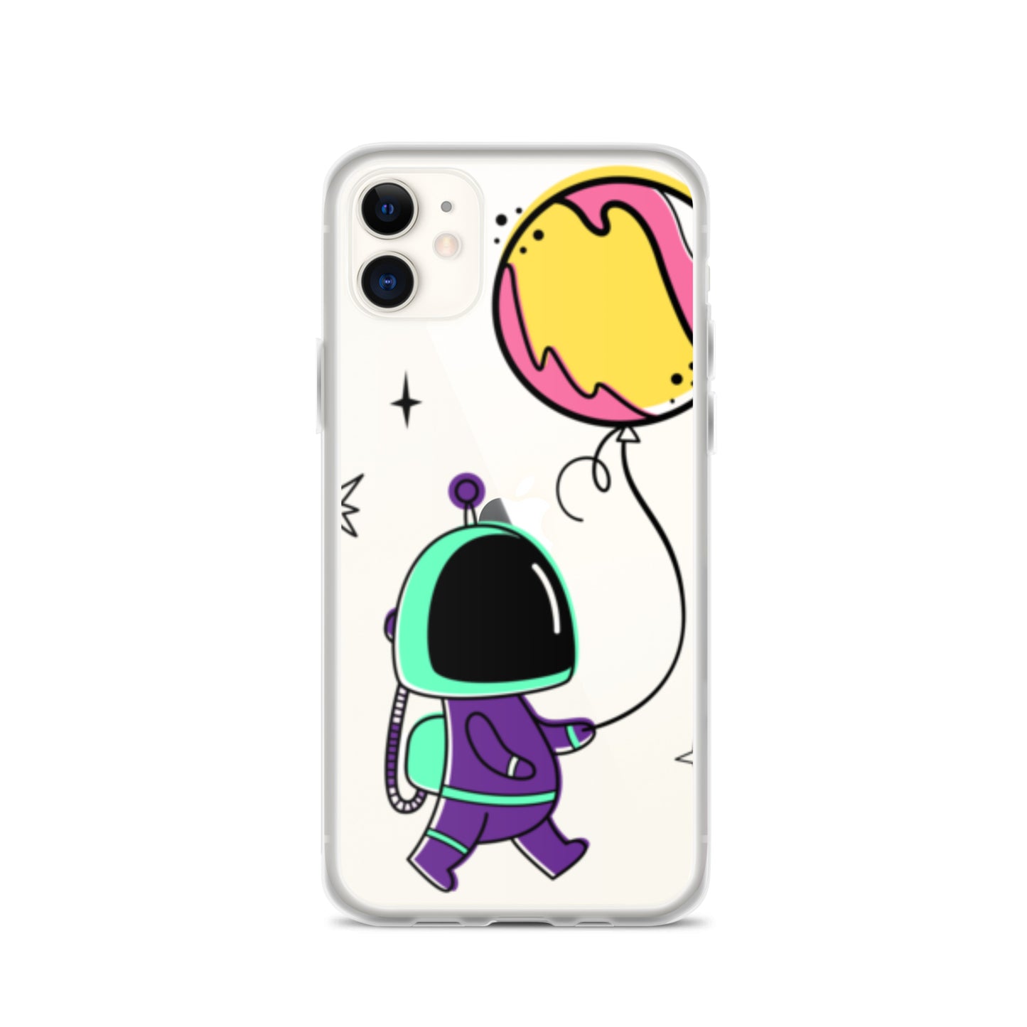 Clear Case for iPhone® Astronaut