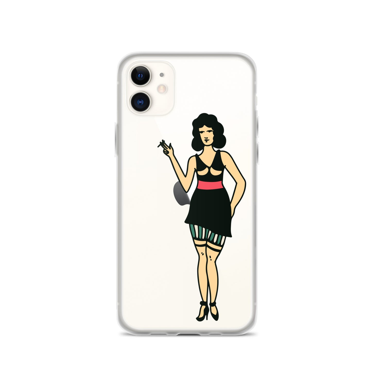 Clear Case for iPhone® Tattoo Woman 2