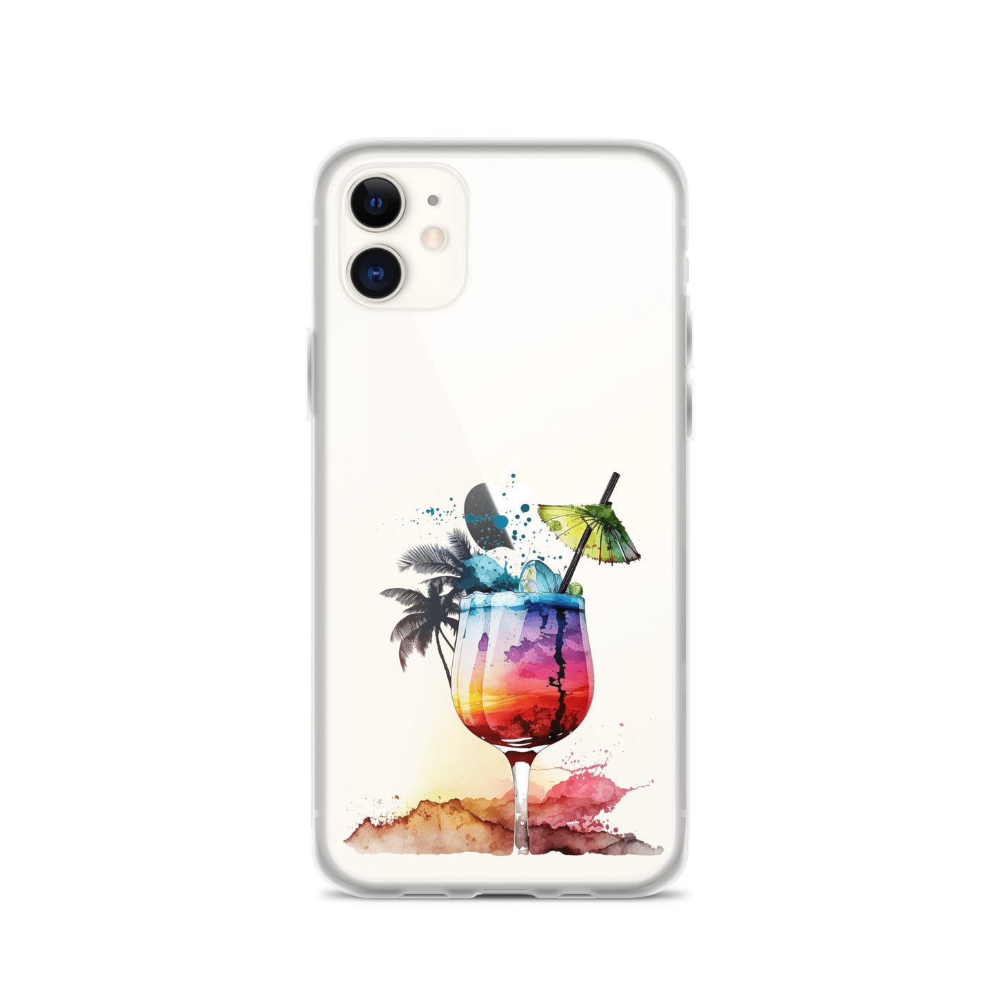 Clear Case for iPhone® Tropical Drink