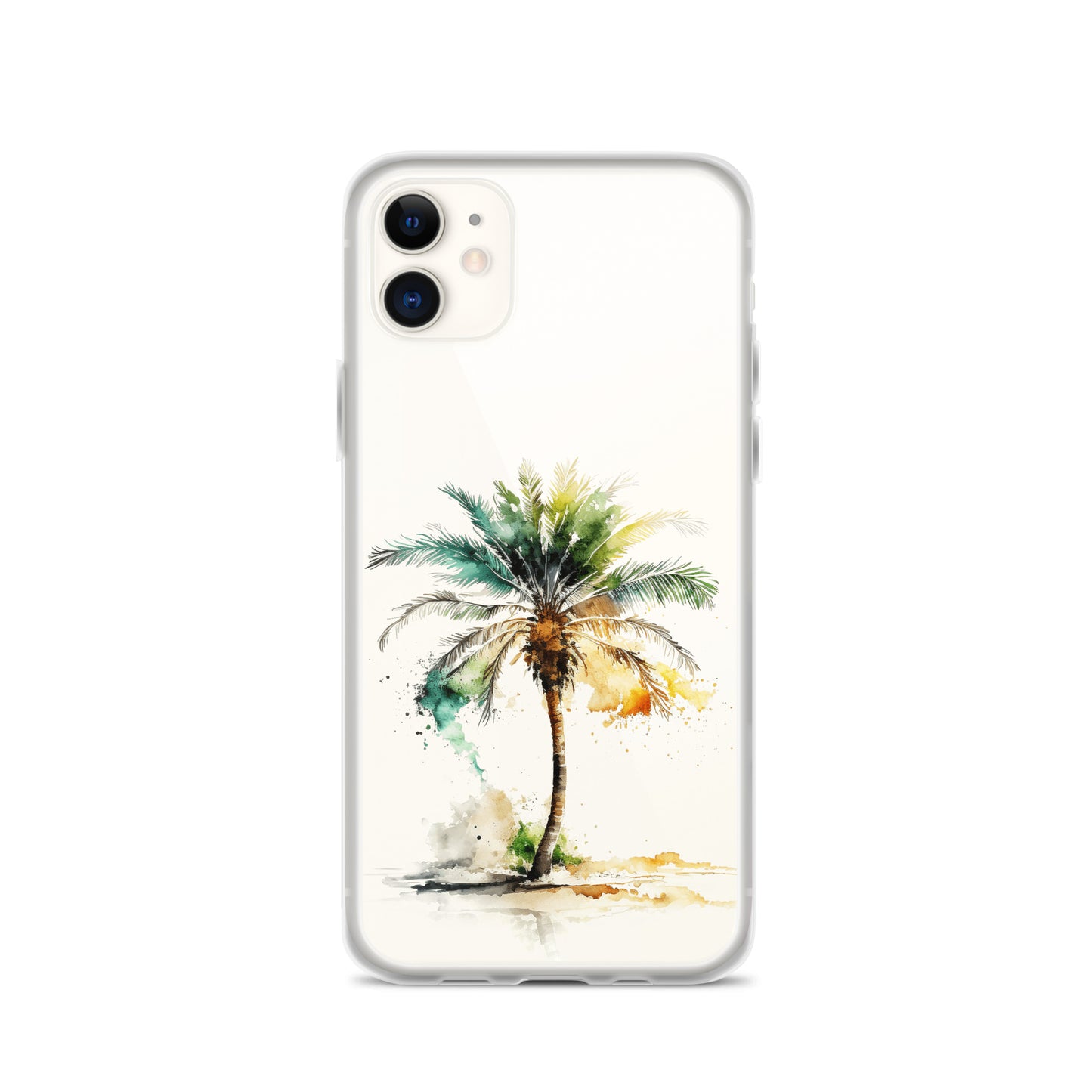 Clear Case for iPhone® Palm Tree