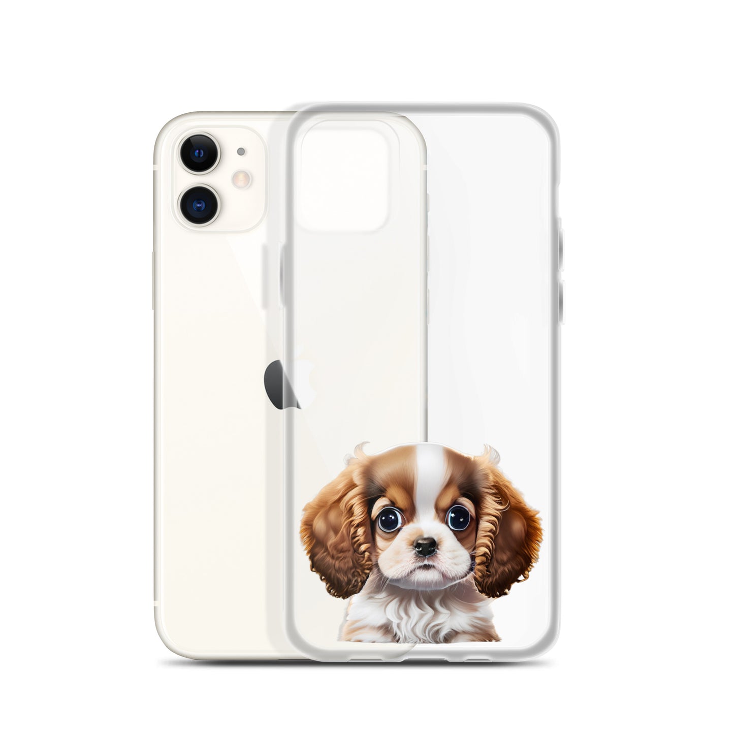 Clear Case for iPhone® Cavelier King Charles Spaniel Puppy