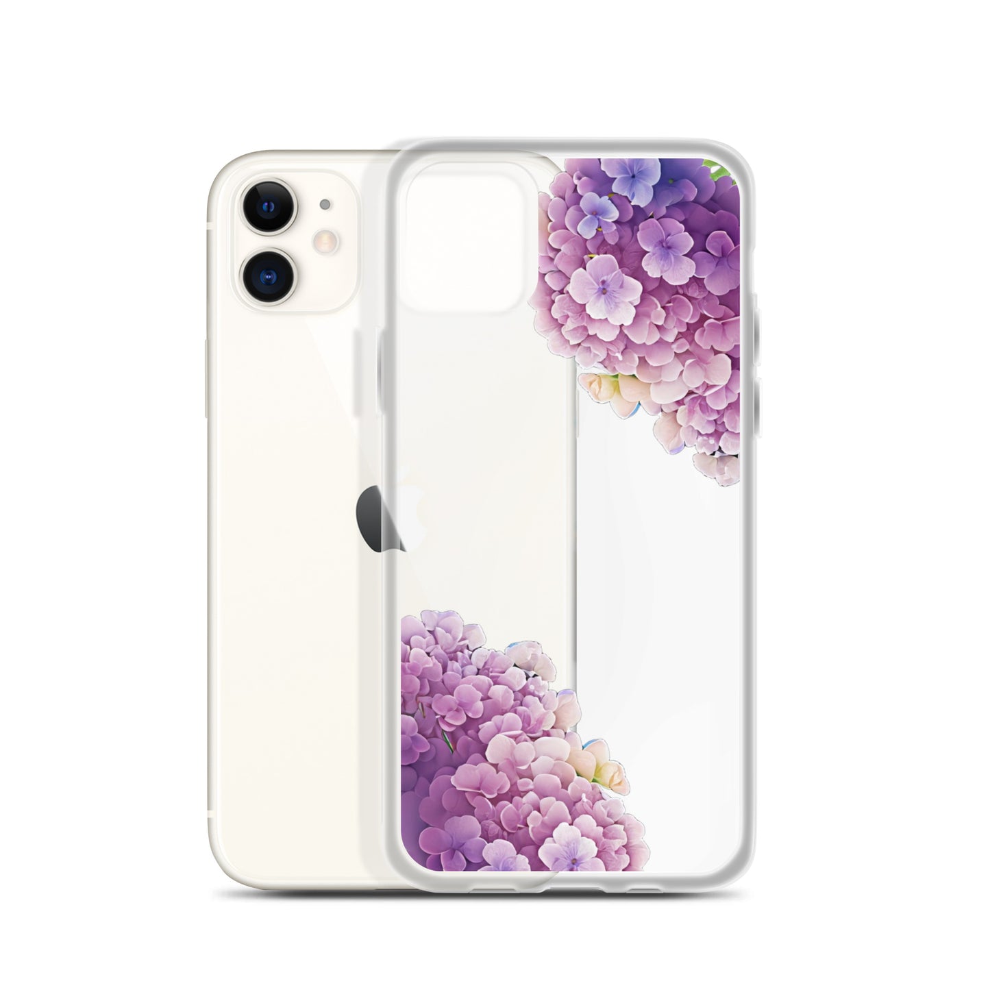 Clear Case for iPhone® : Hydrangea