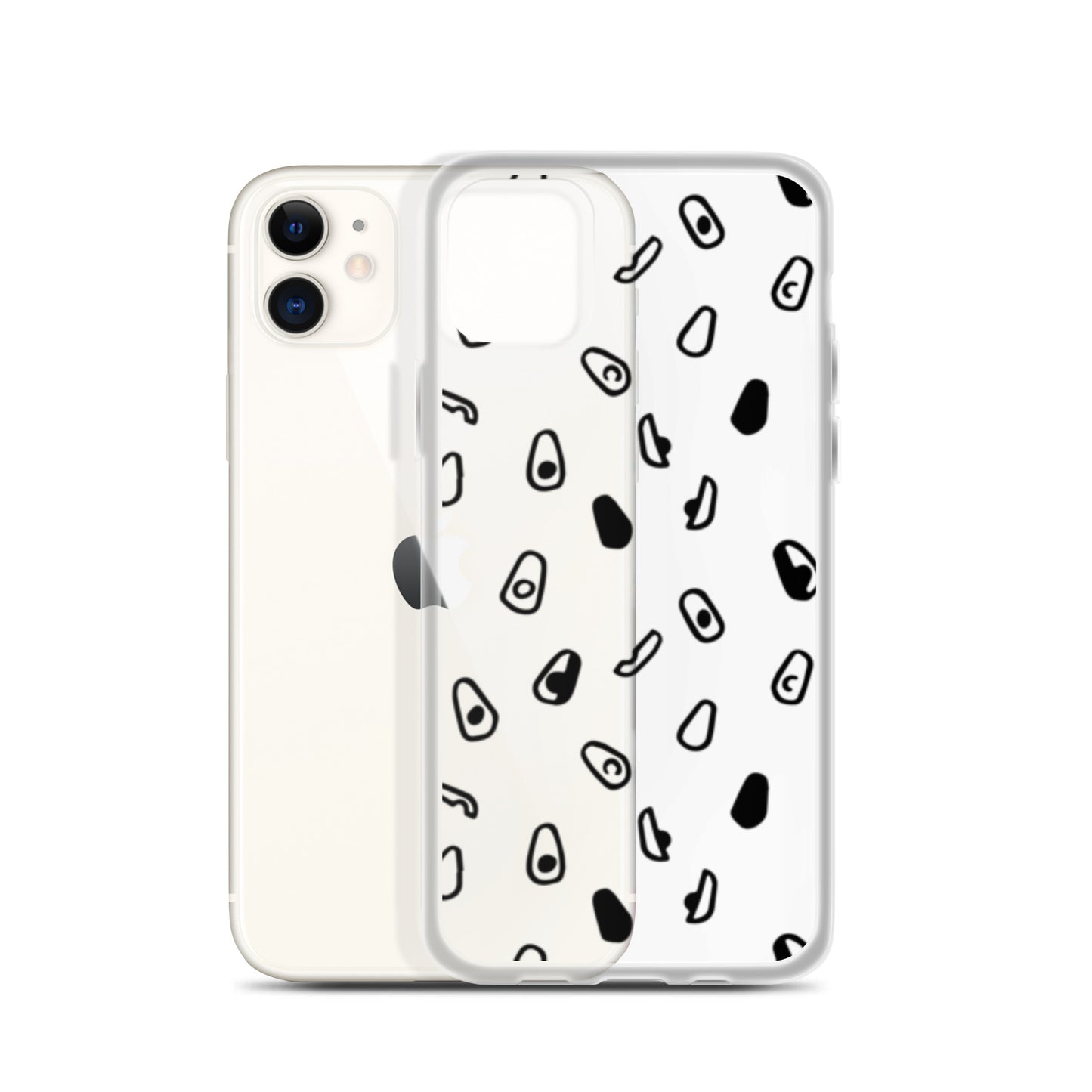 Clear Case for iPhone® Avocados