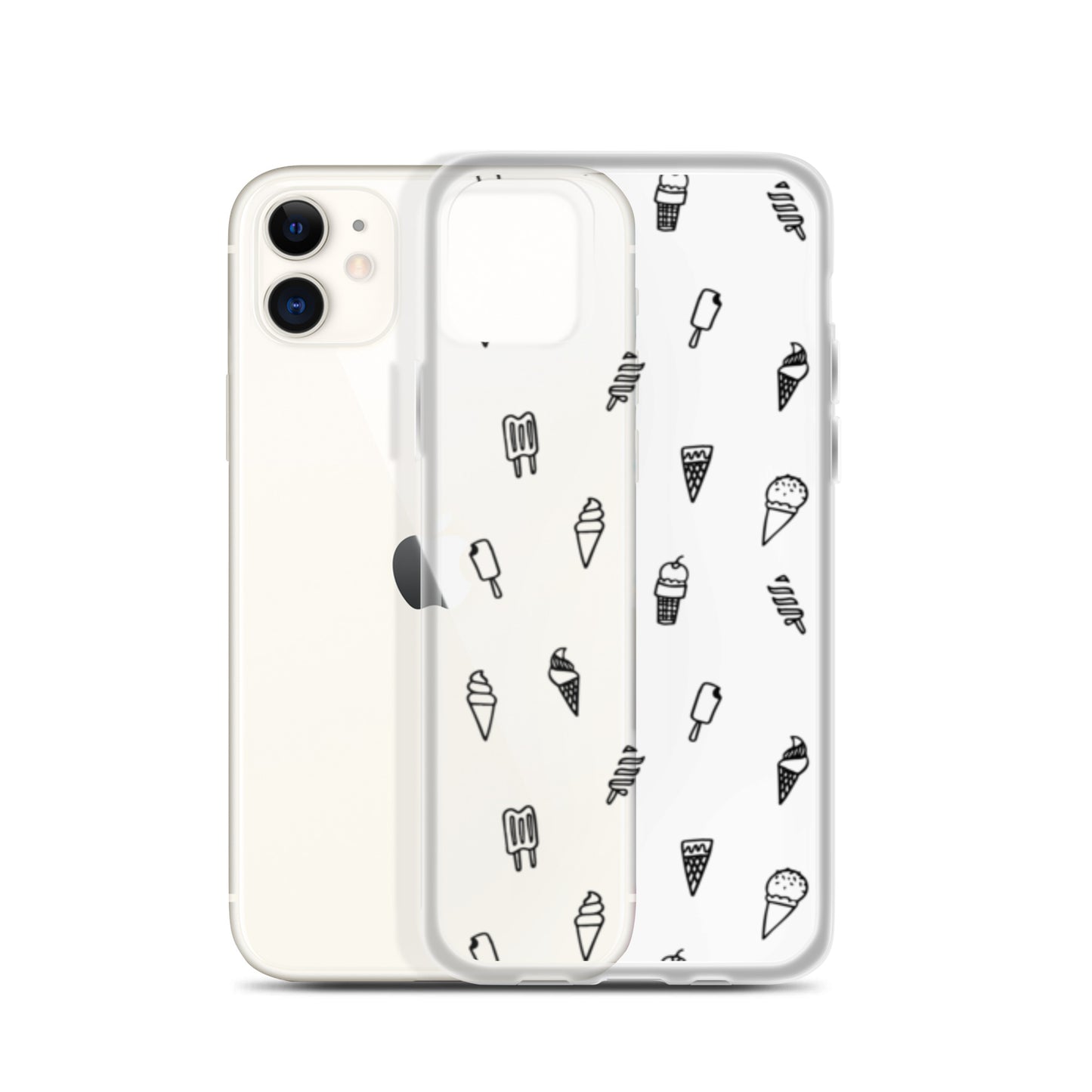 Clear Case for iPhone® Ice Cream Cones