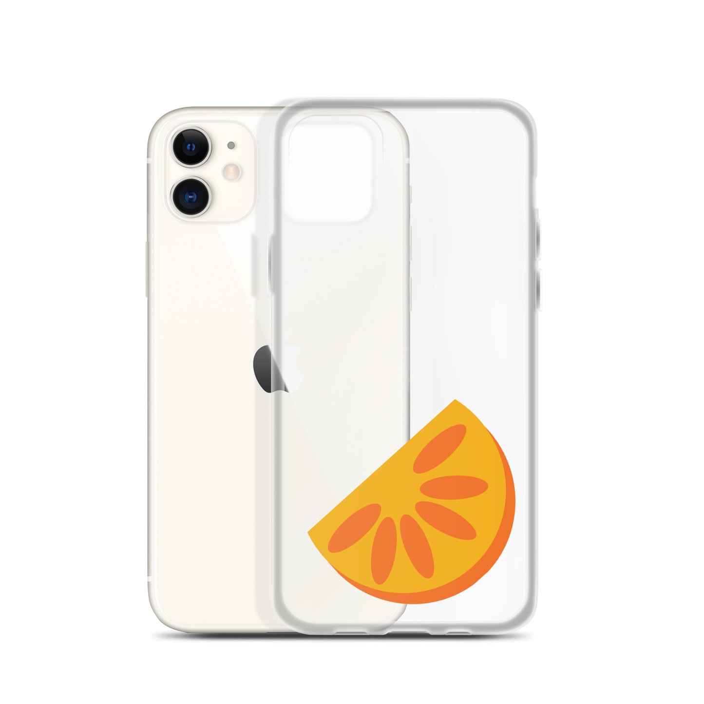 Clear Case for iPhone® Orange