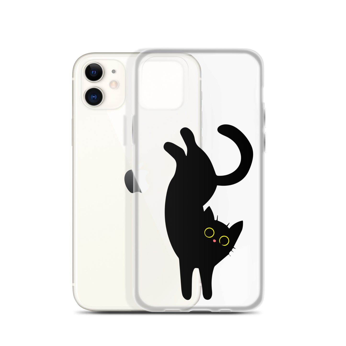 Clear Case for iPhone® Playful Cat
