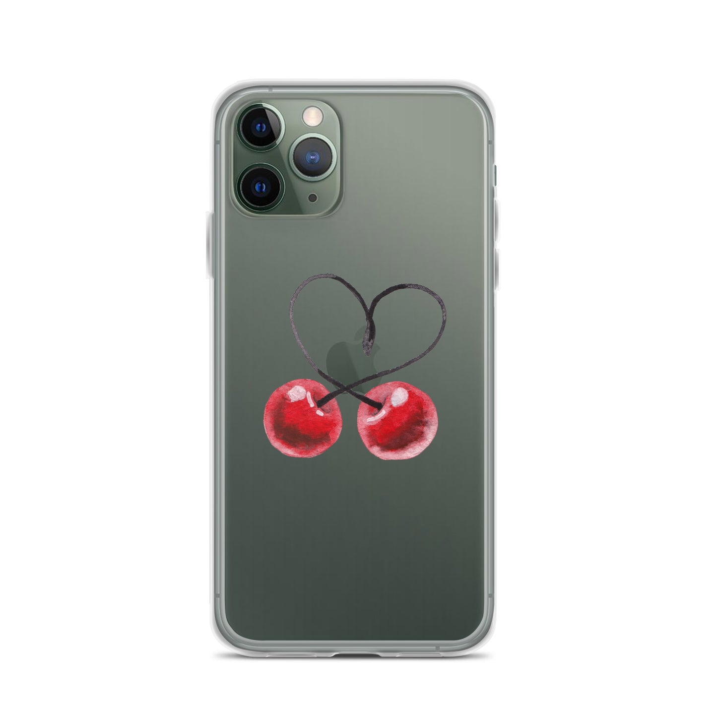 Clear Case for iPhone® Cherry Love