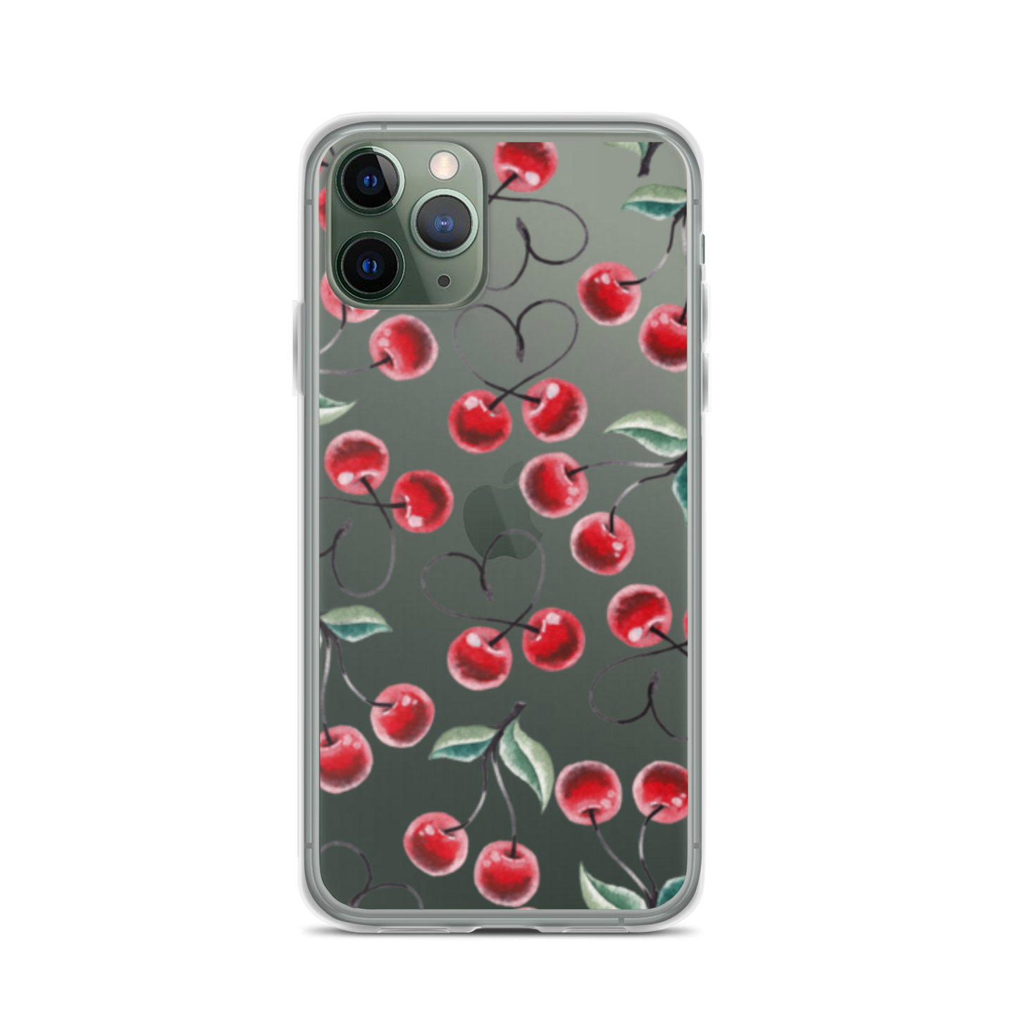 Clear Case for iPhone® Cherry Lots of Love