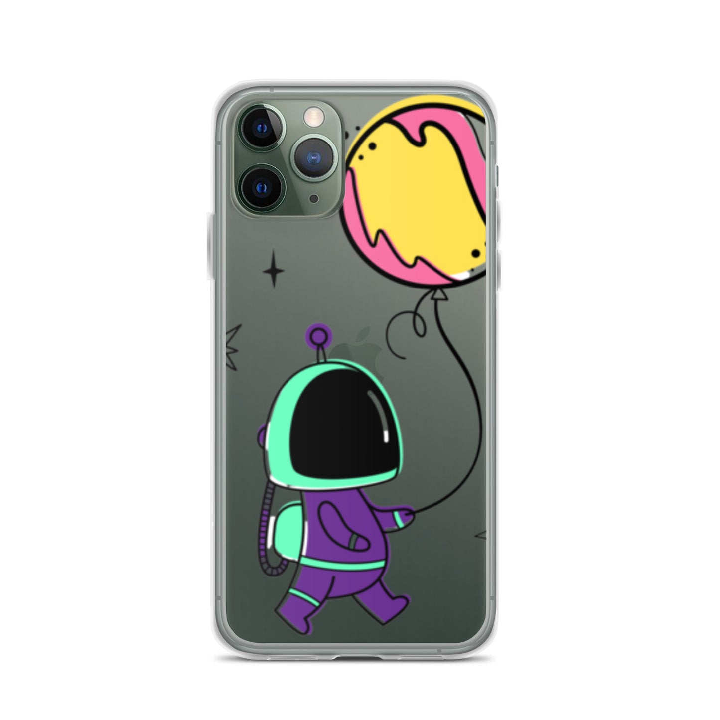 Clear Case for iPhone® Astronaut