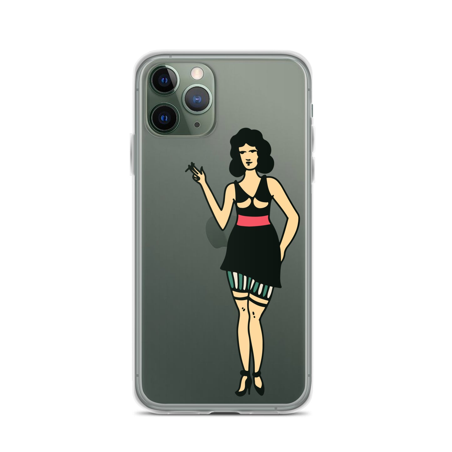 Clear Case for iPhone® Tattoo Woman 2