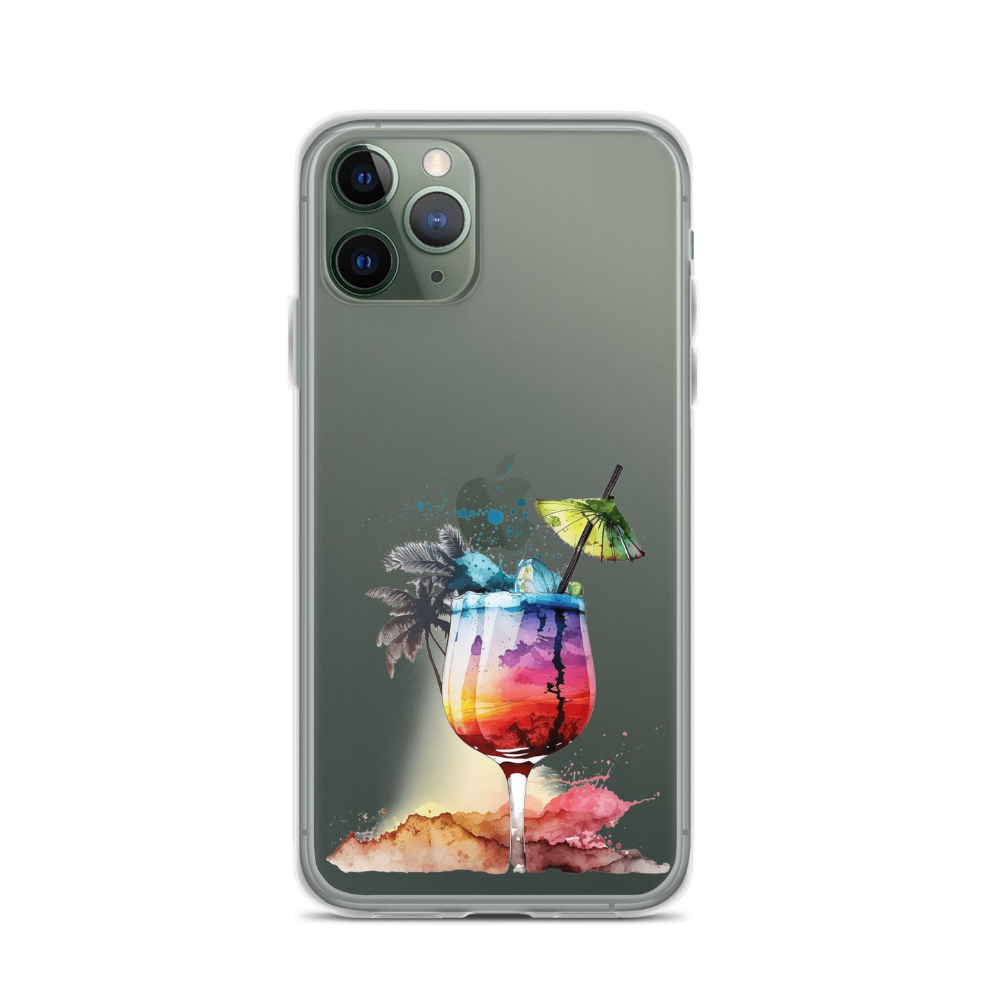 Clear Case for iPhone® Tropical Drink