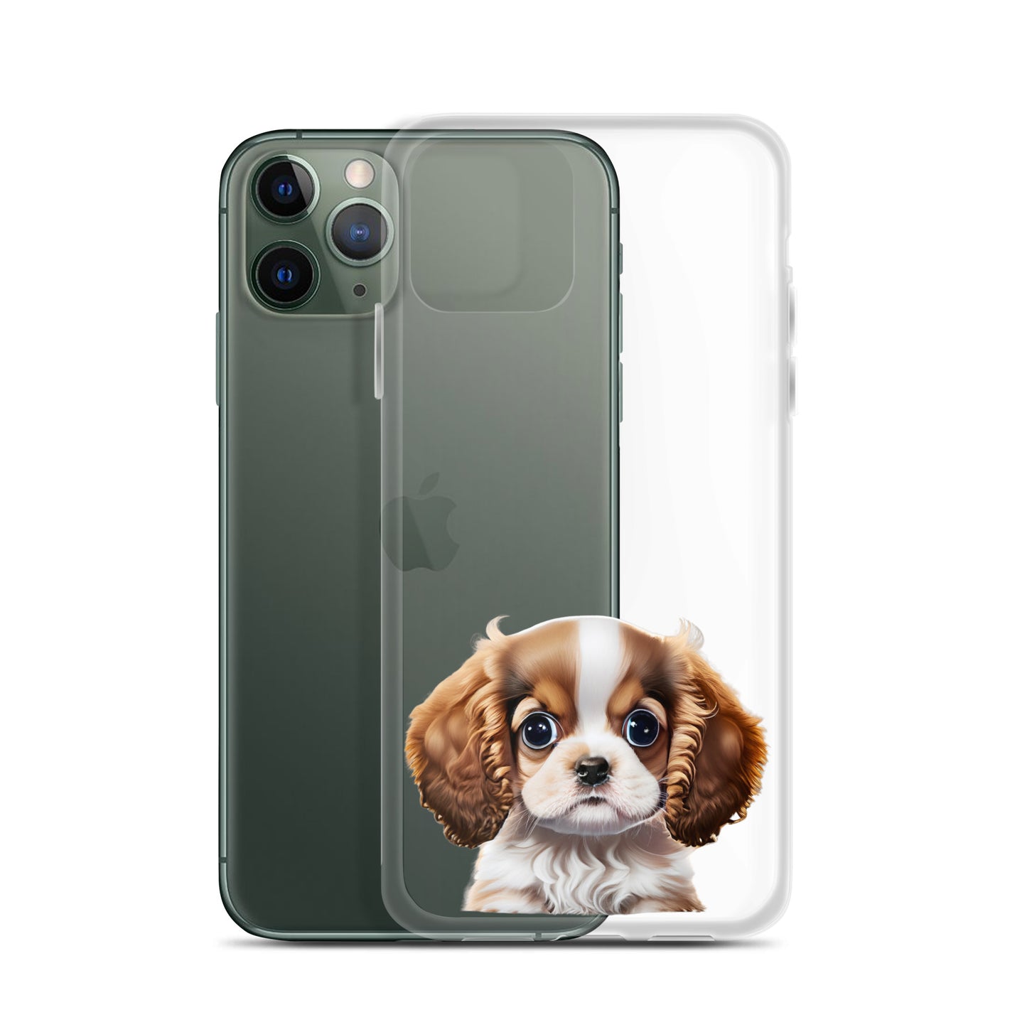 Clear Case for iPhone® Cavelier King Charles Spaniel Puppy