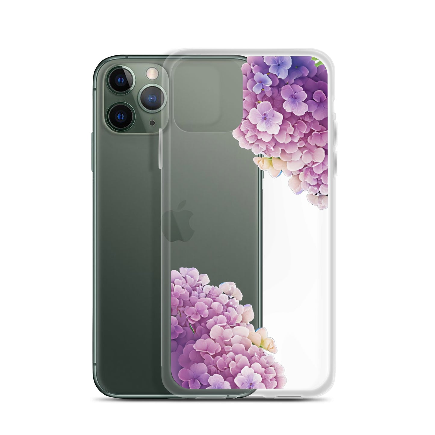 Clear Case for iPhone® : Hydrangea