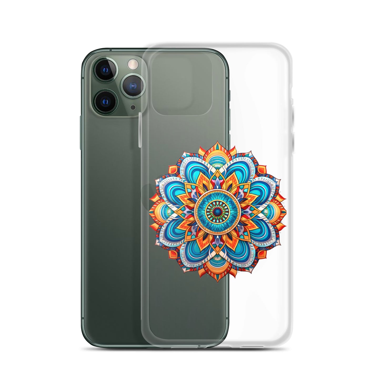 Clear Case for iPhone® Mandala 1