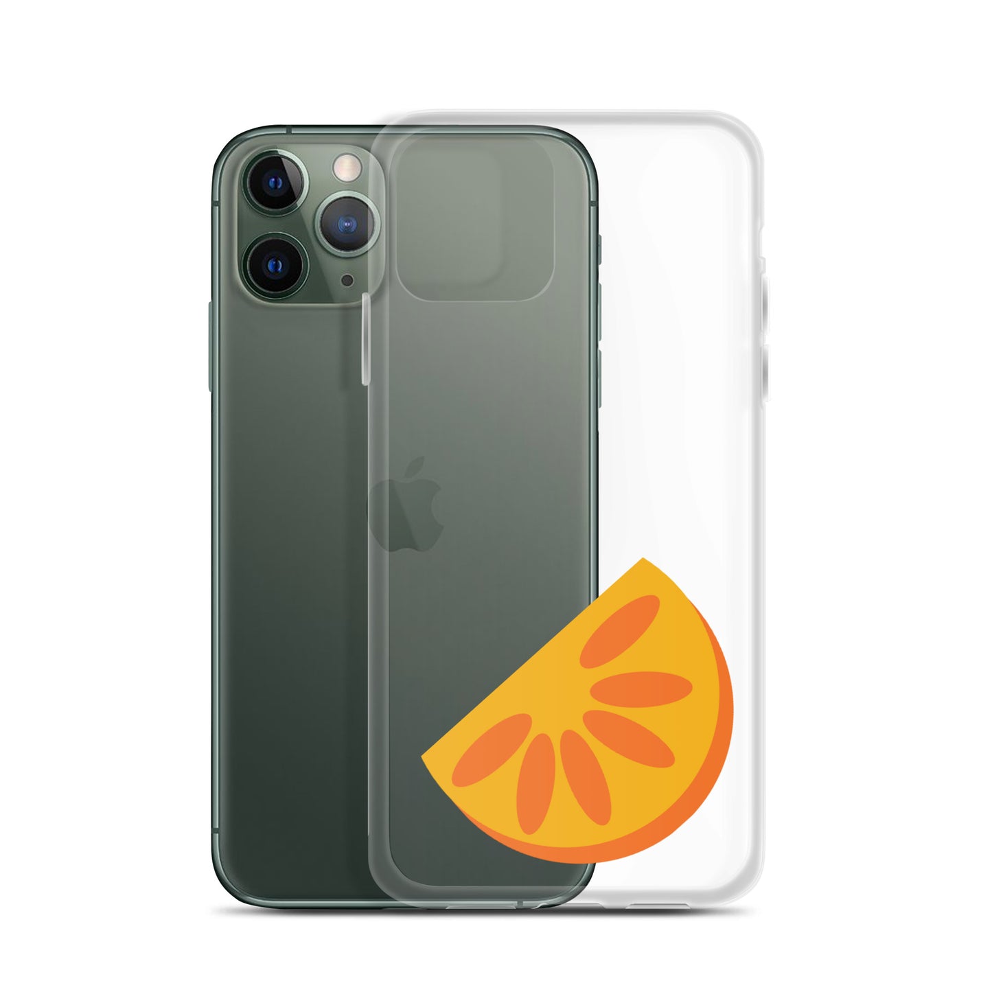 Clear Case for iPhone® Orange