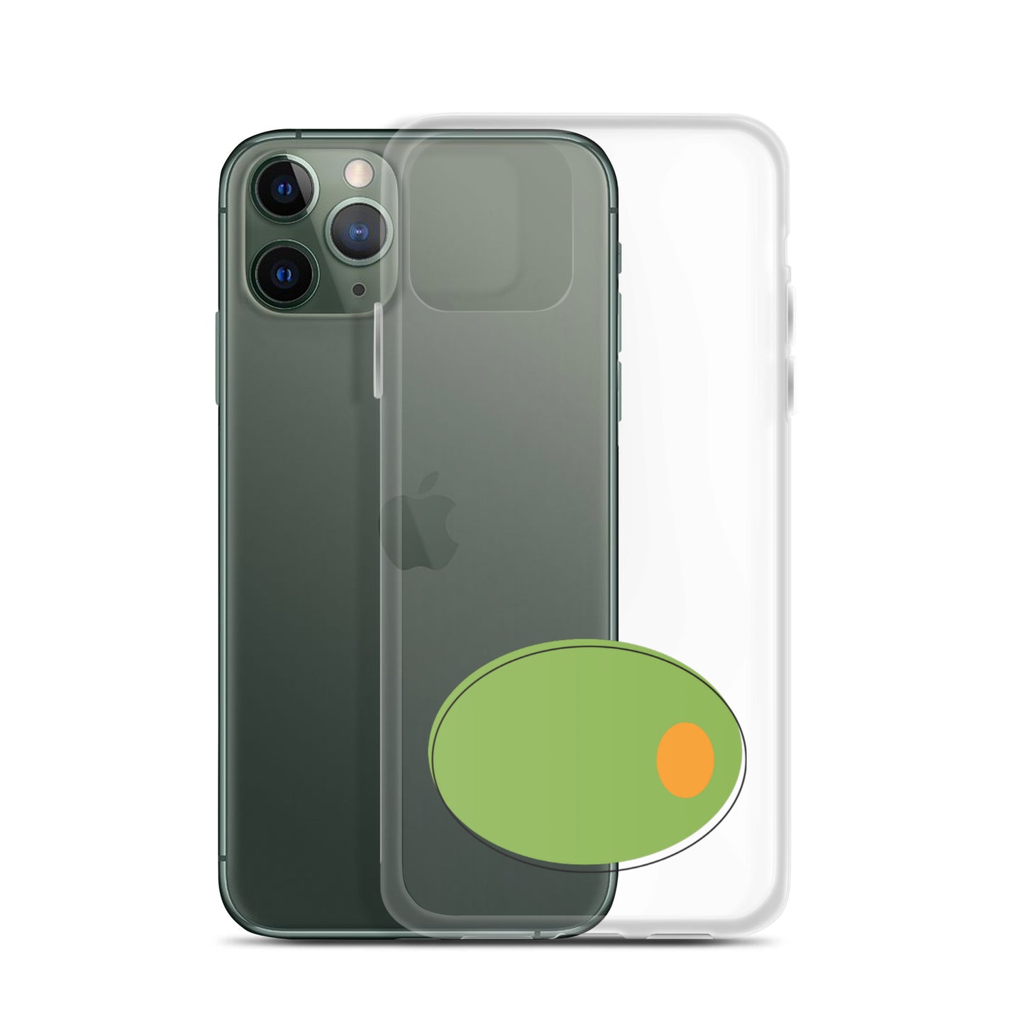 Clear Case for iPhone® Olive