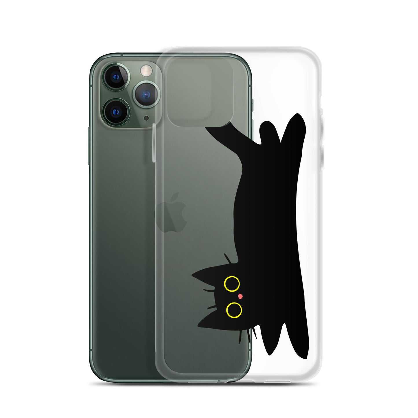 Clear Case for iPhone® Black Cat