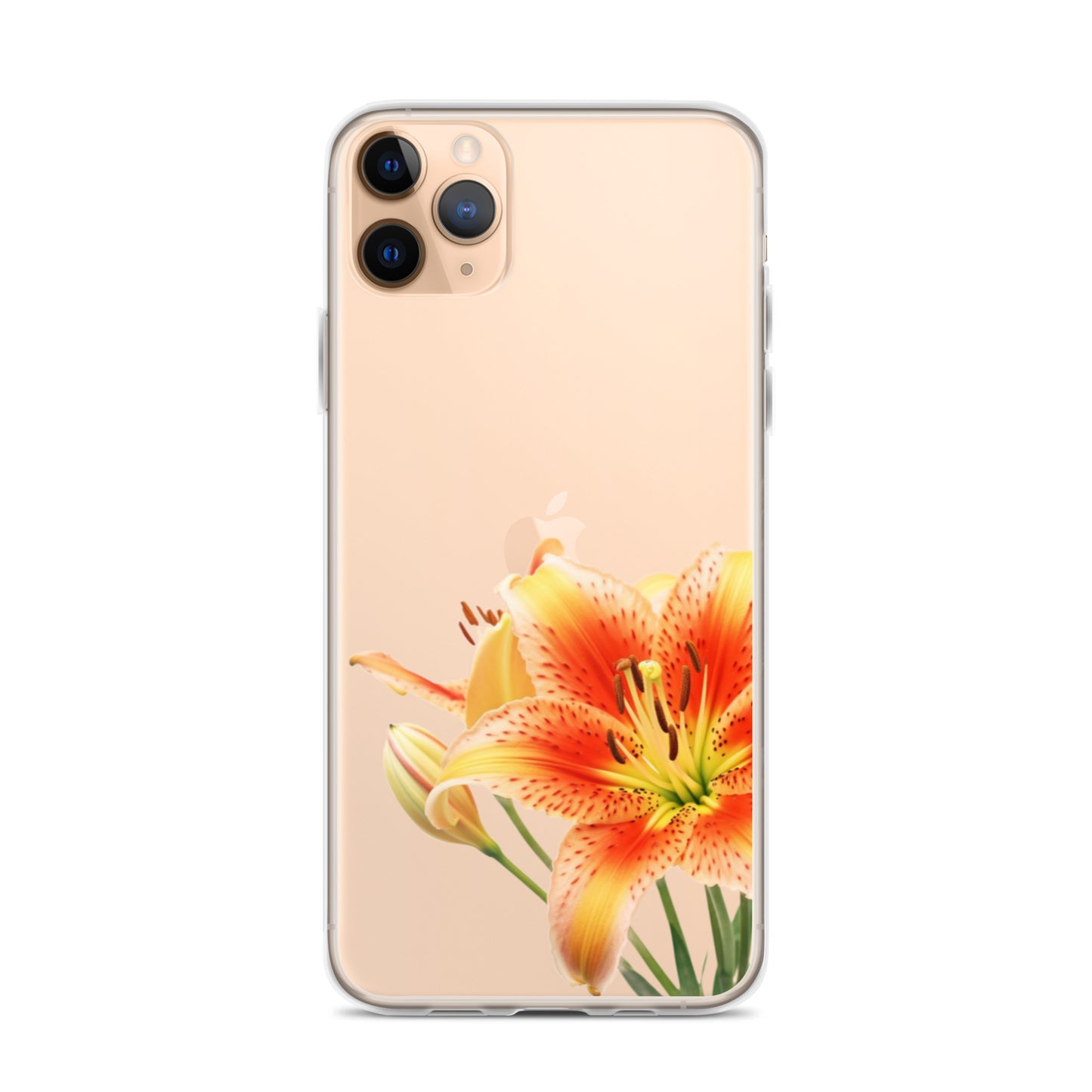 Clear Case for iPhone® Orange Lily