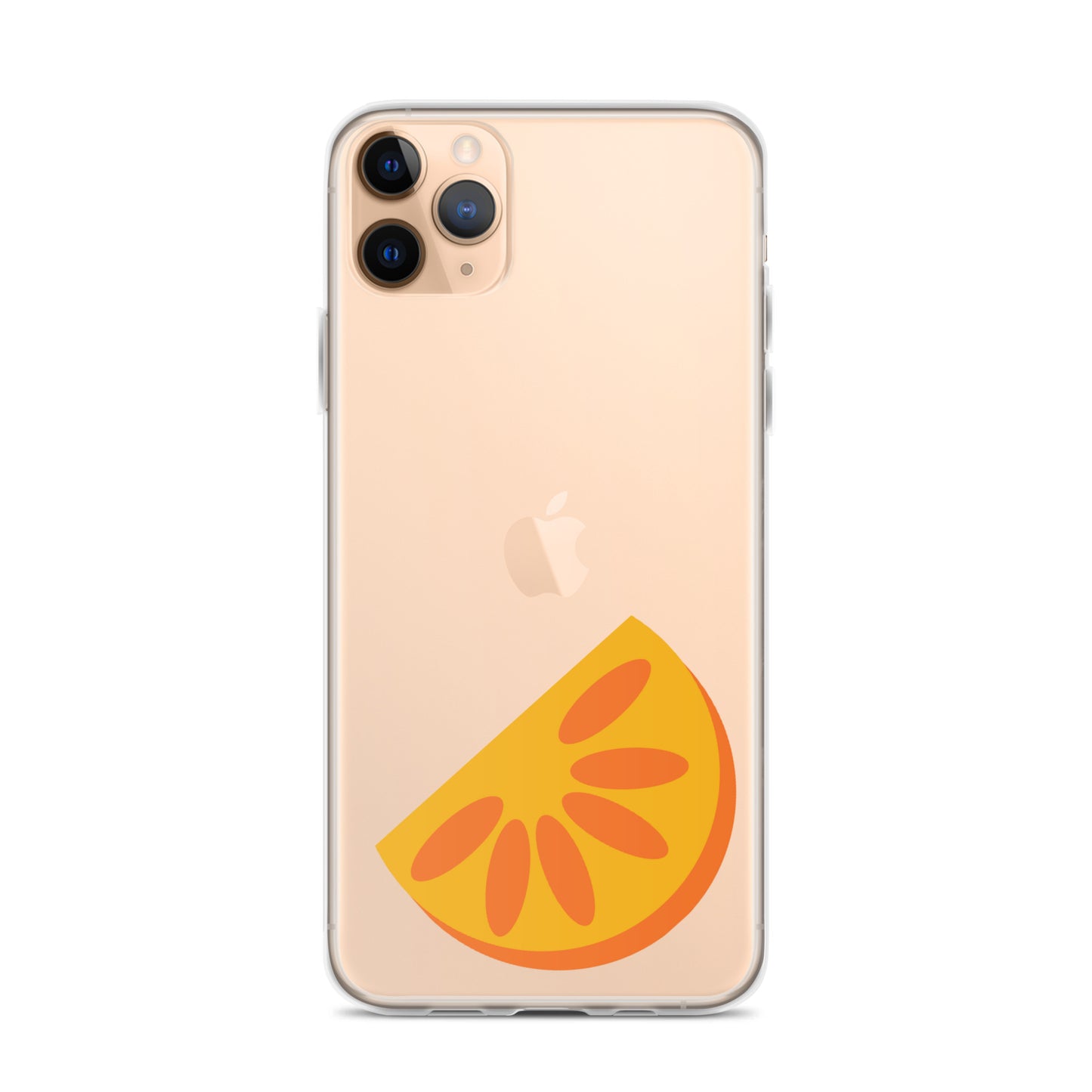 Clear Case for iPhone® Orange