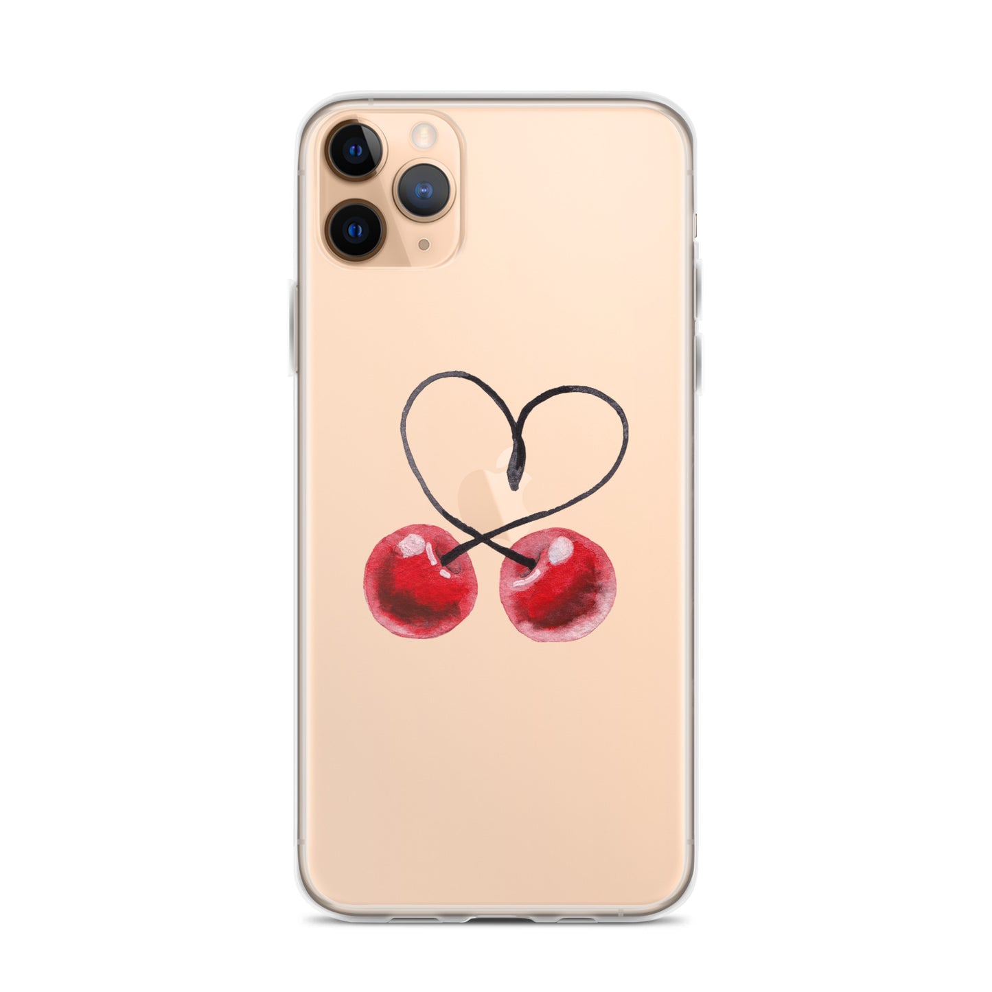 Clear Case for iPhone® Cherry Love