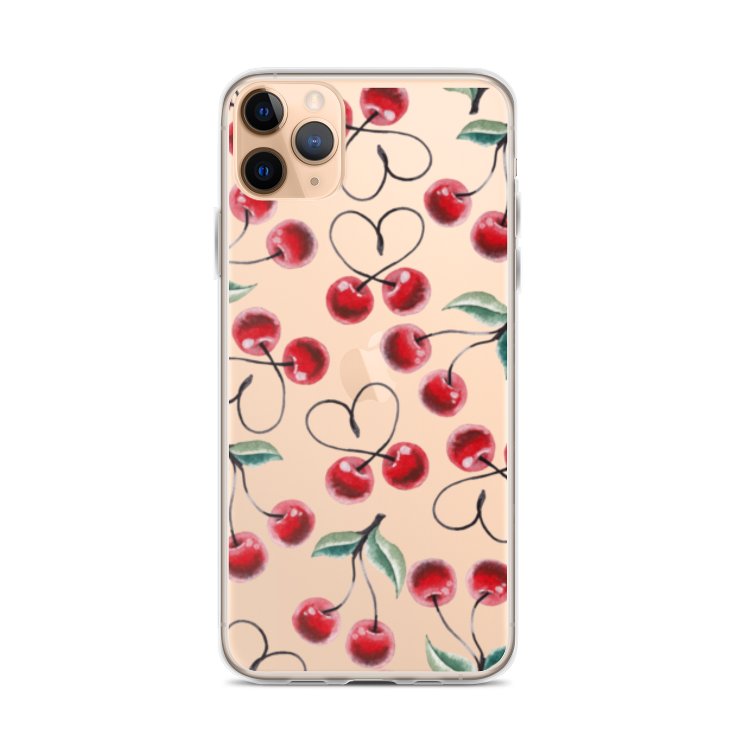 Clear Case for iPhone® Cherry Lots of Love