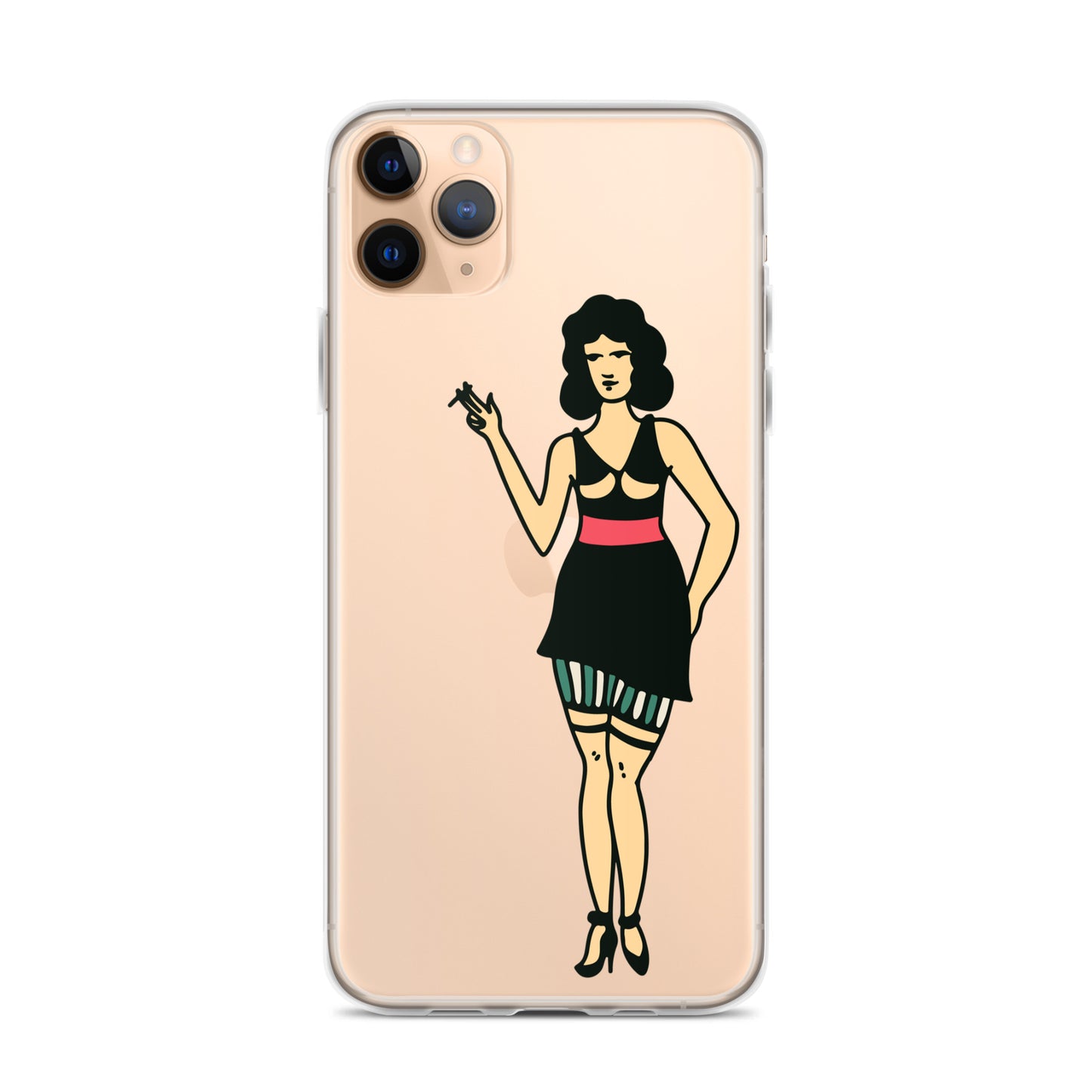 Clear Case for iPhone® Tattoo Woman 2