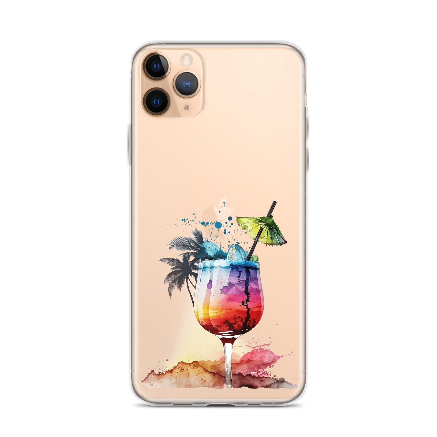 Clear Case for iPhone® Tropical Drink