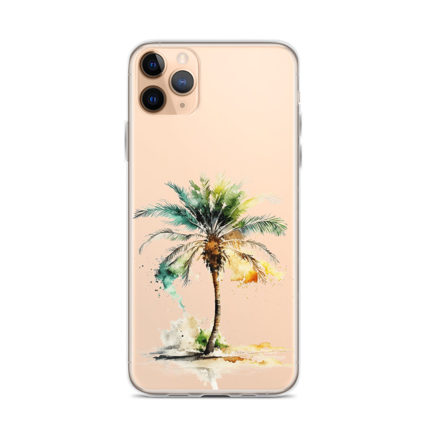 Clear Case for iPhone® Palm Tree