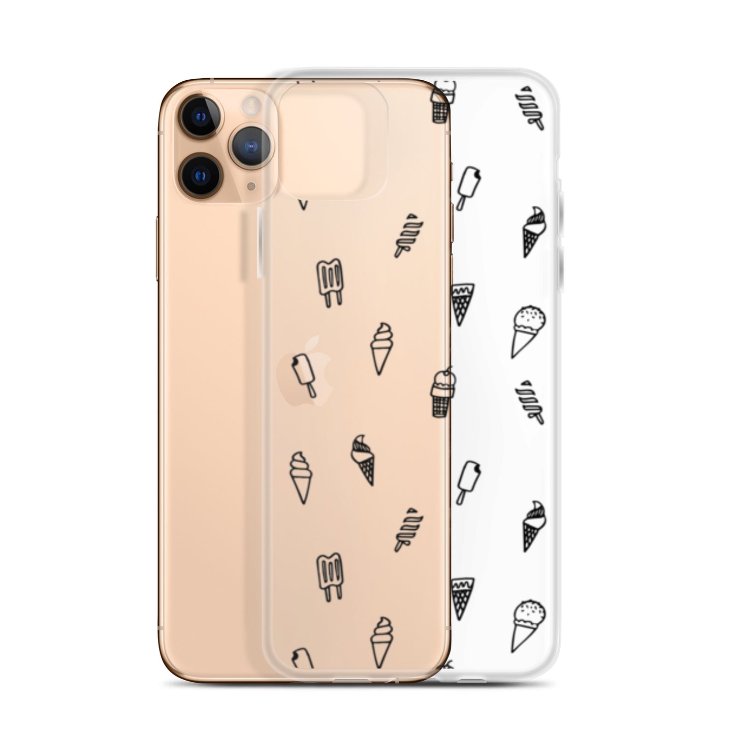 Clear Case for iPhone® Ice Cream Cones