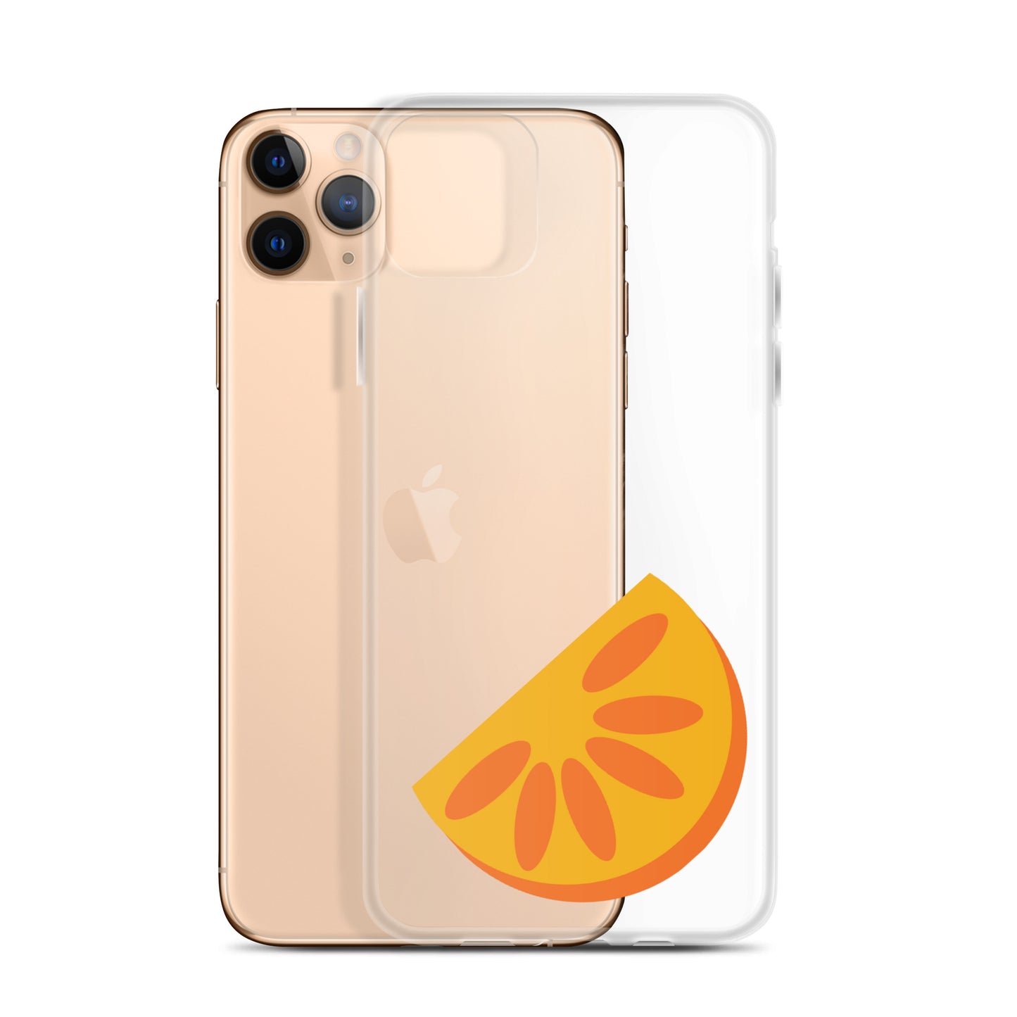 Clear Case for iPhone® Orange