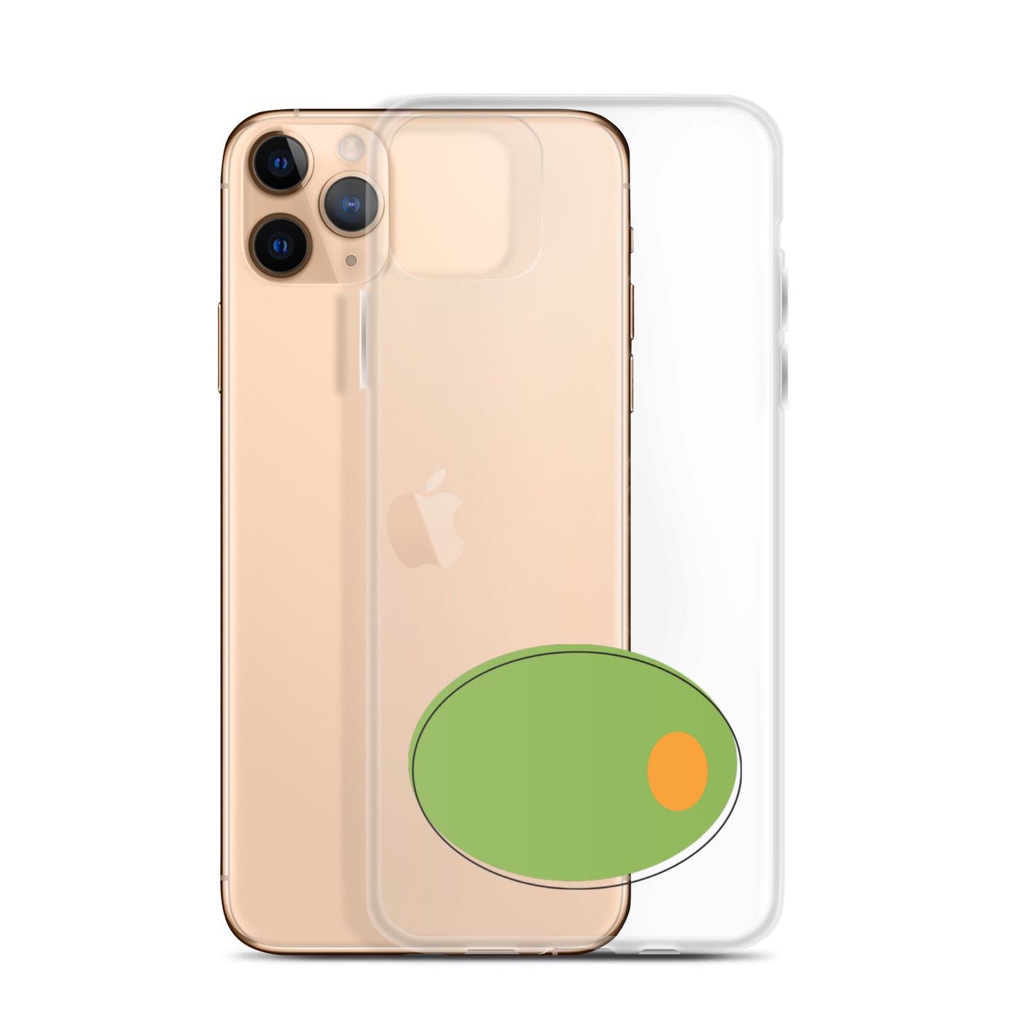 Clear Case for iPhone® Olive