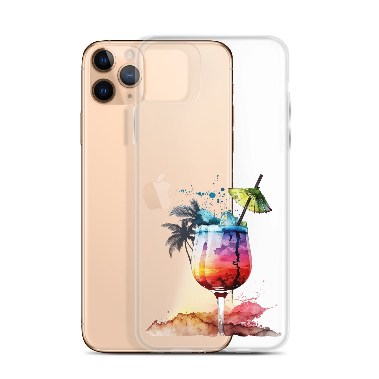 Clear Case for iPhone® Tropical Drink