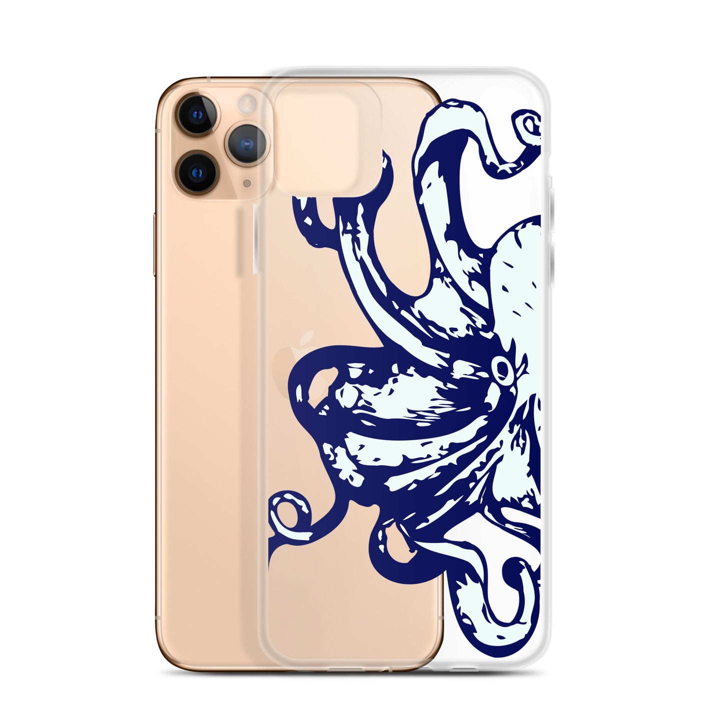 Clear Case for iPhone® Kraken