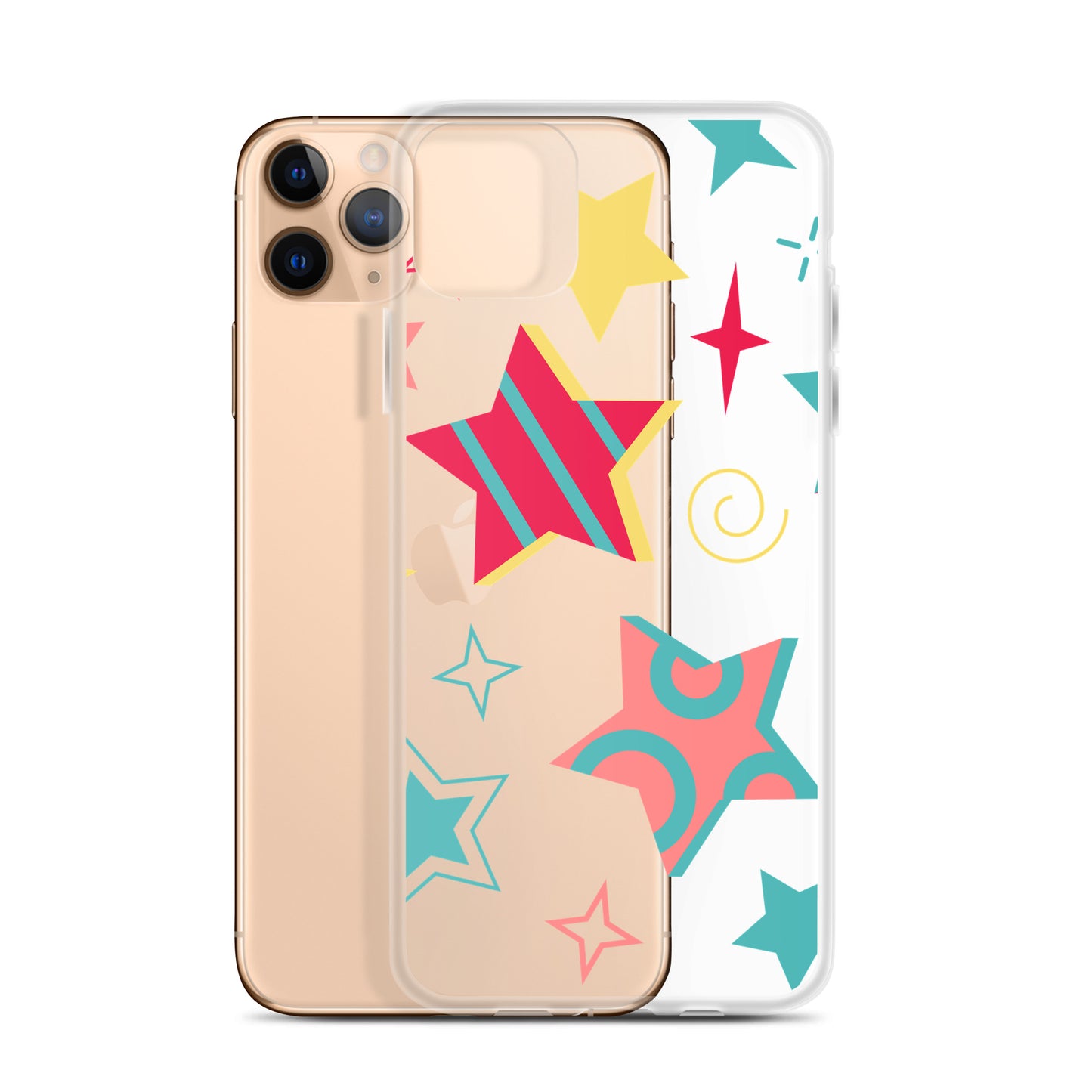 Clear Case for iPhone® 90's Stars