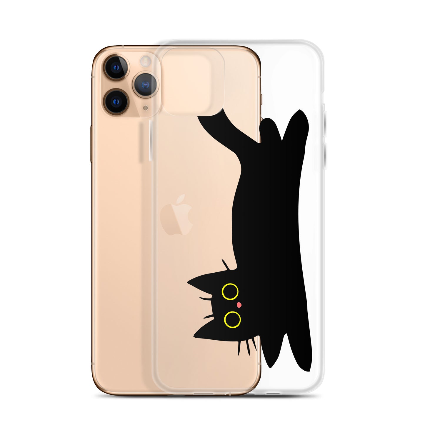 Clear Case for iPhone® Black Cat