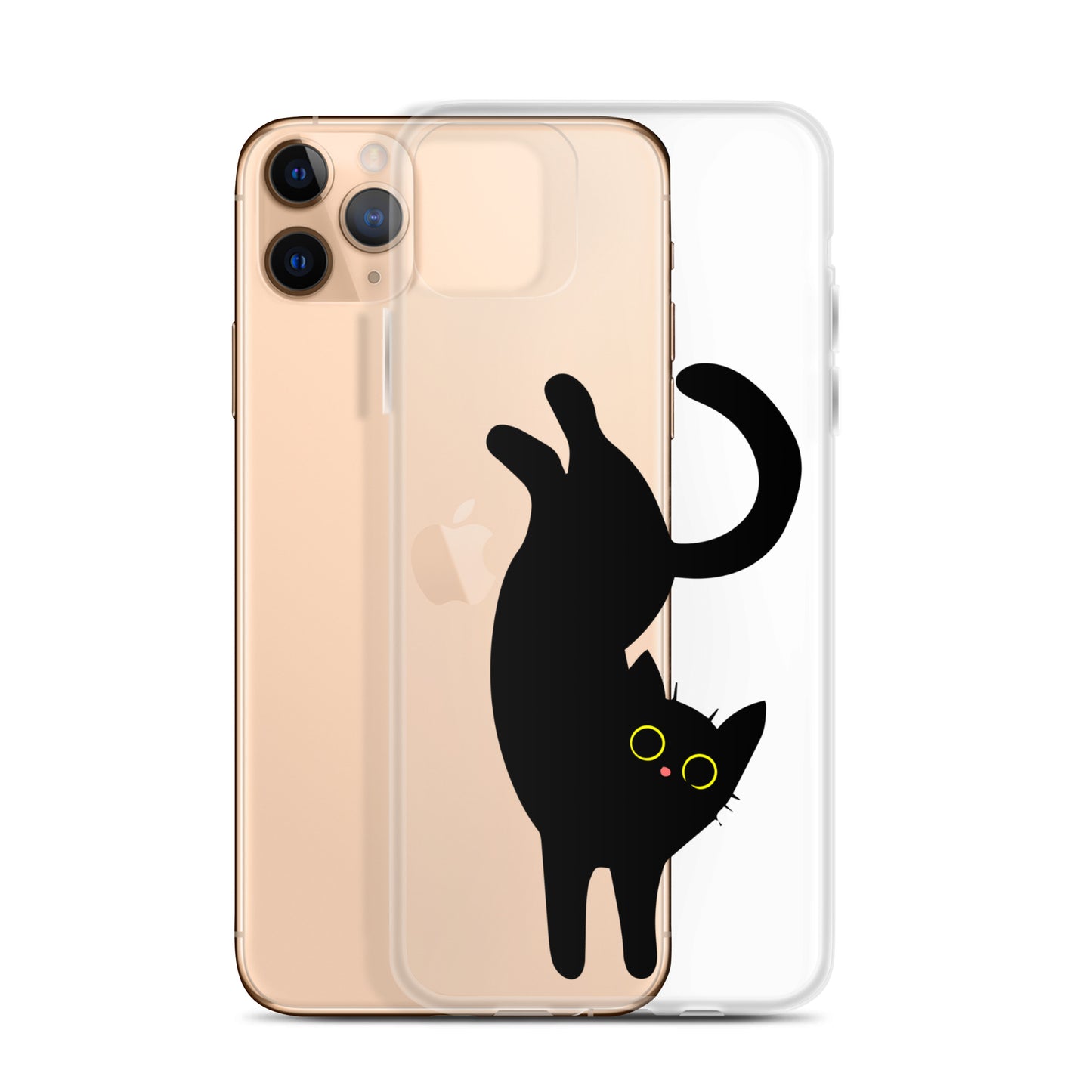 Clear Case for iPhone® Playful Cat
