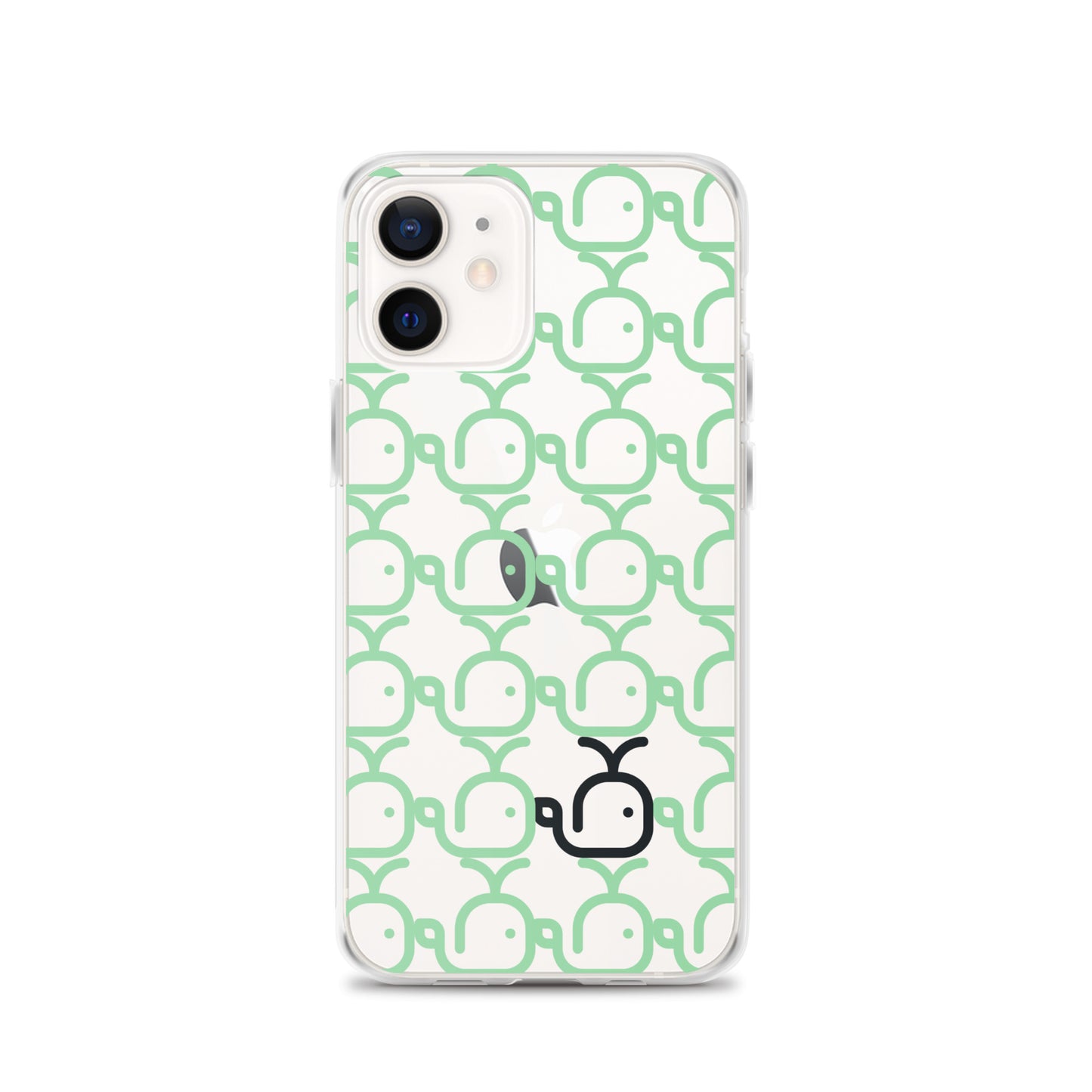 Clear Case for iPhone® Whales Green