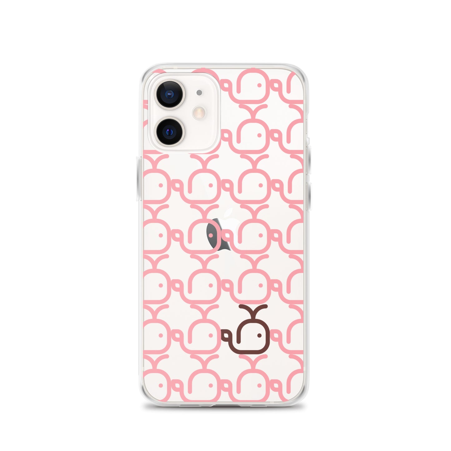 Clear Case for iPhone® Whales Pink