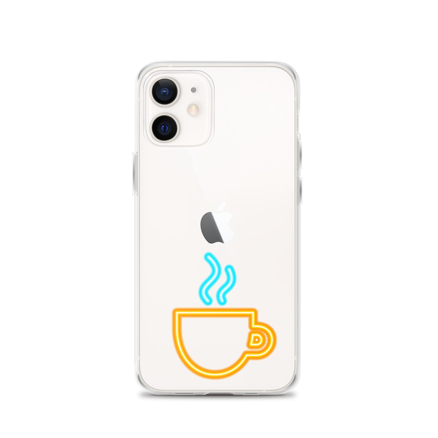 Clear Case for iPhone® Neon Coffee