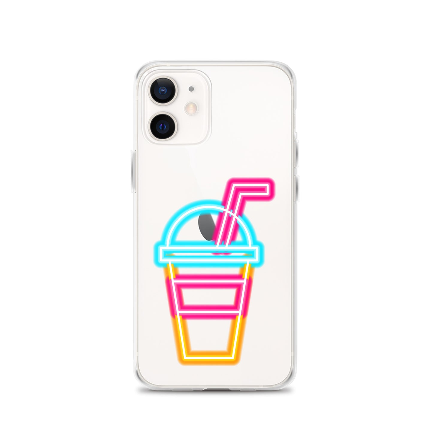 Clear Case for iPhone® Neon Drink