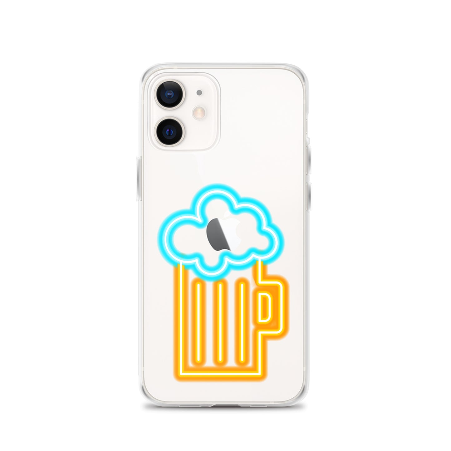 Clear Case for iPhone® Neon Beer