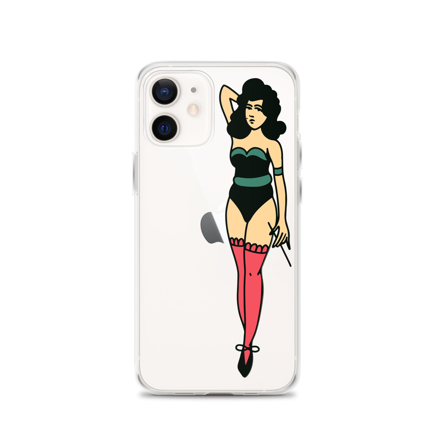 Clear Case for iPhone® Tattoo Lady