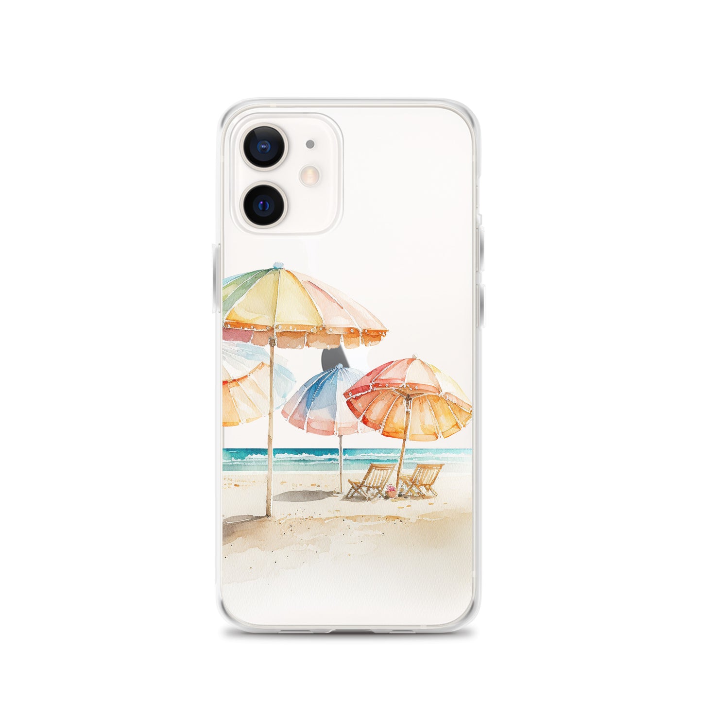 Clear Case for iPhone® Beach Umbrellas