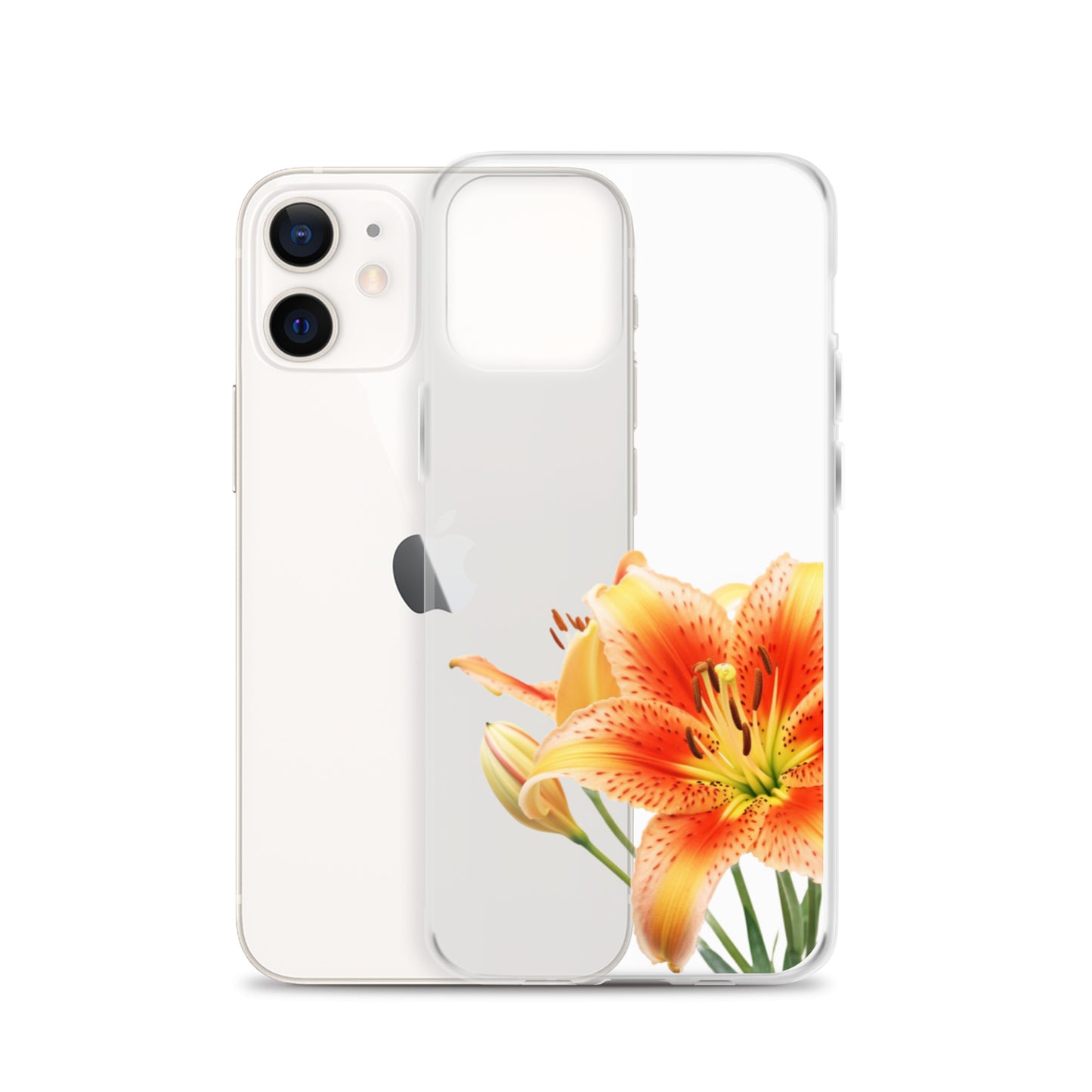 Clear Case for iPhone® Orange Lily