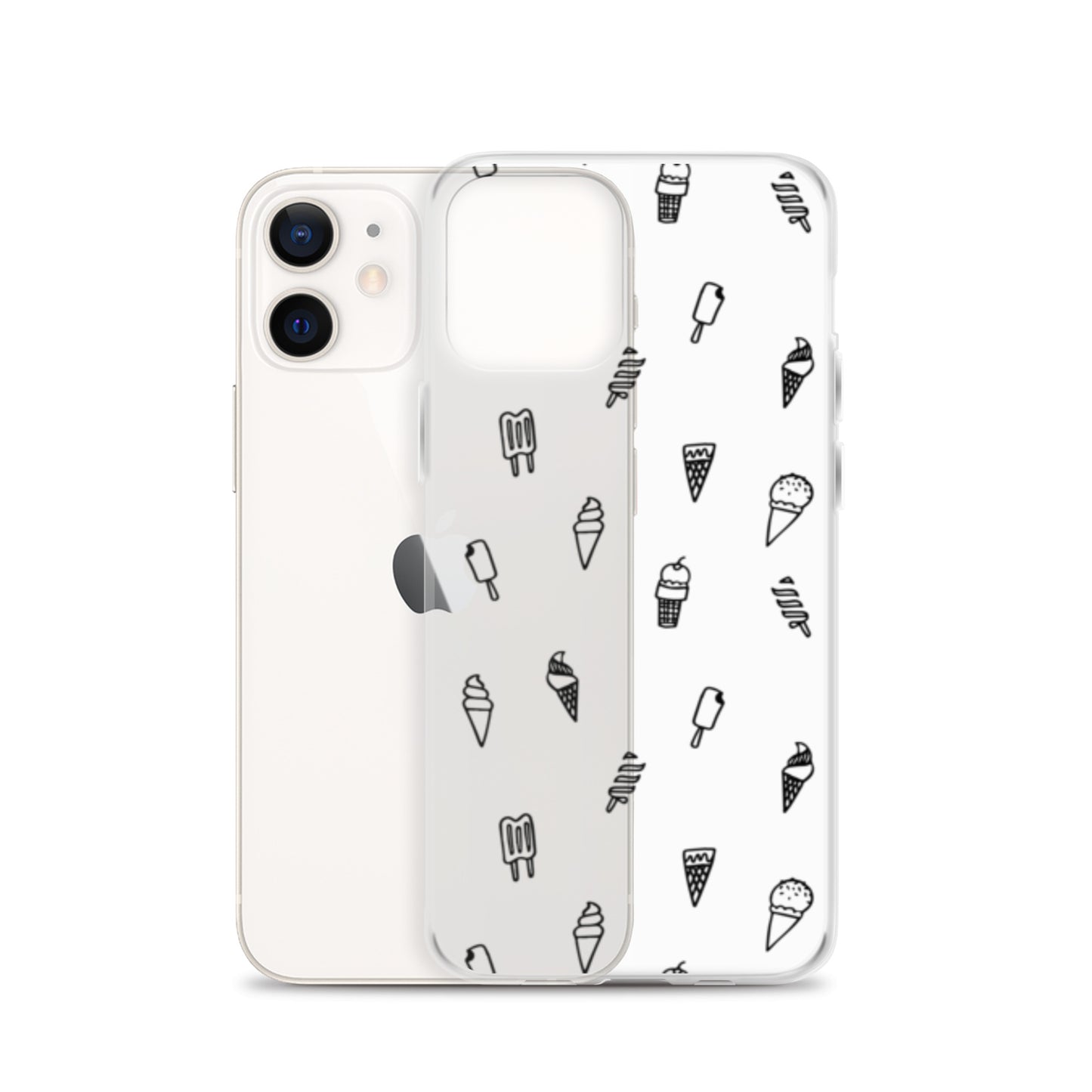 Clear Case for iPhone® Ice Cream Cones