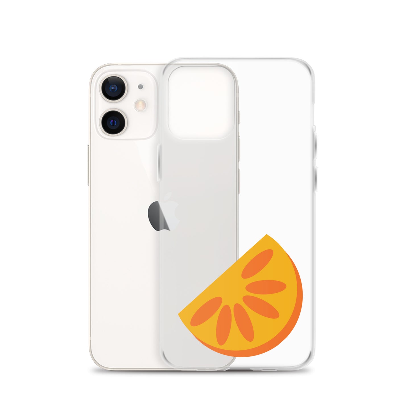 Clear Case for iPhone® Orange