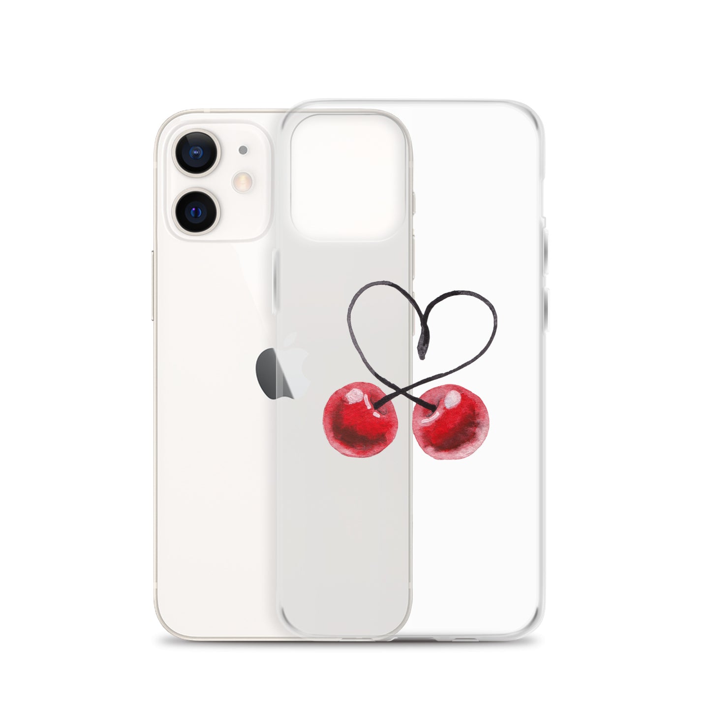 Clear Case for iPhone® Cherry Love