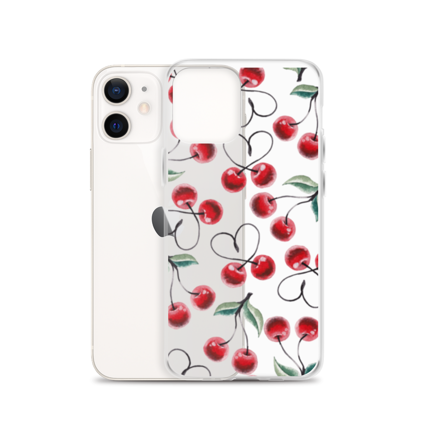 Clear Case for iPhone® Cherry Lots of Love